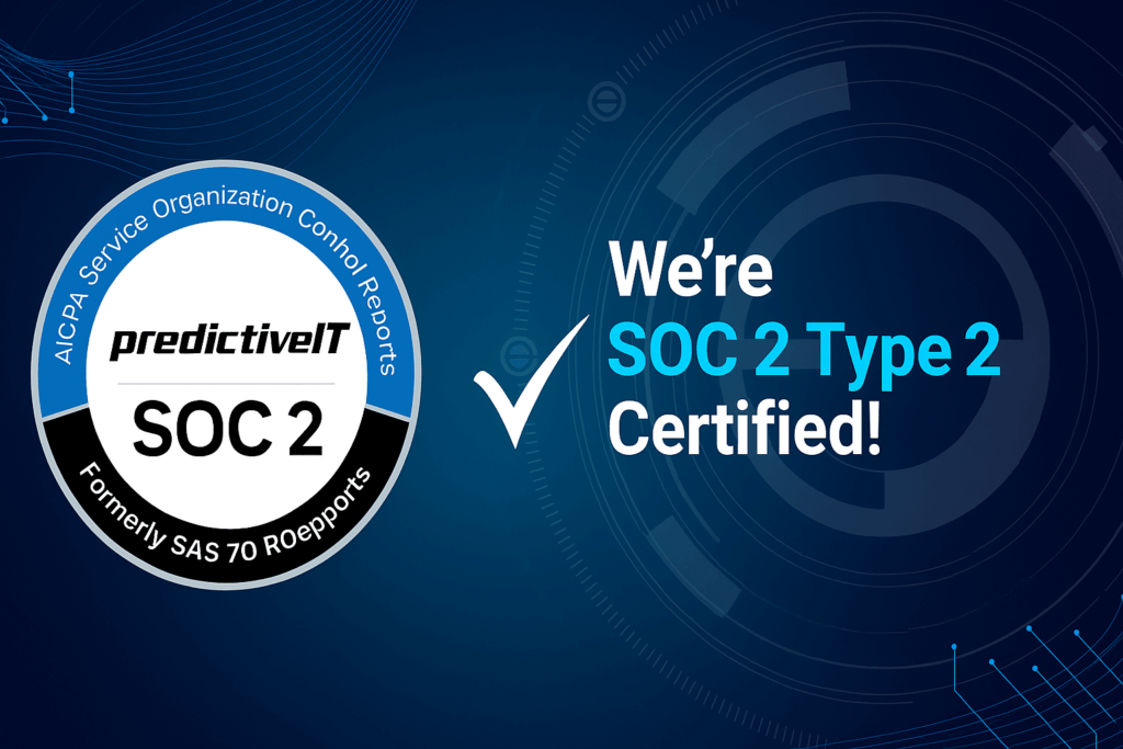 predictiveIT soc2 certified header